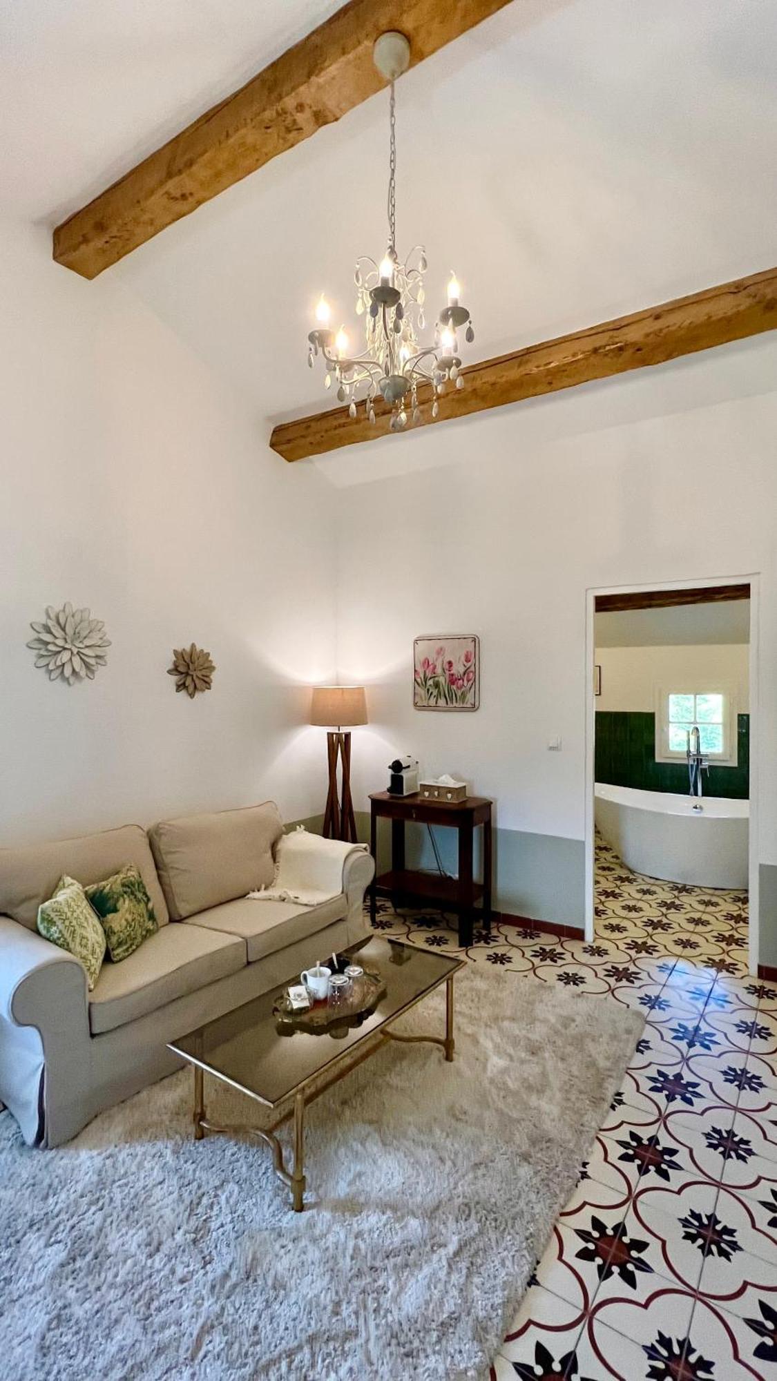 Domaine De La Brave Bed & Breakfast Pernes-les-Fontaines Ruang foto